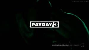 PAYDAY 3 logó és magyar töltőképernyő