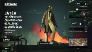 PAYDAY 3 magyar főmenü